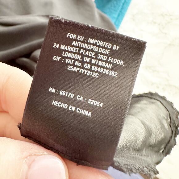 Meadow Rue Grecian Draped Sleeveless Tan‎ Lace Knee Length Dress women's size 12 - Picture 12 of 15